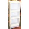 Image 1 : WHITE 3 TIER SHELF 16"X11"X42"H