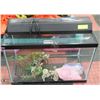Image 1 : FISH TANK WITH ACCESSORIES 12"X24"X17"H