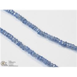 30) 14KT GOLD SAPPHIRE 16" NECKLACE