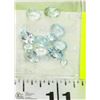 Image 1 : 39) GENUINE ASSORTED AQUAMARINE GEMSTONES