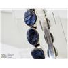 Image 1 : 45) STERLING SILVER ROUGH LAPIS BRACELET