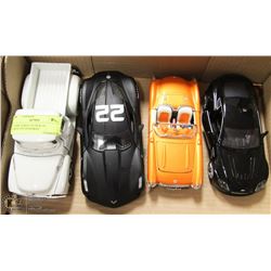 4 CARS FORD F100 PICK UP , CORVETTE STINGRAY,
