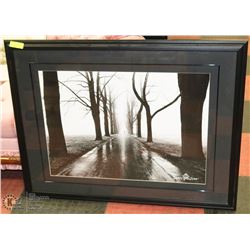 LARRY SILVER PRINT FRAMED 33"X43"