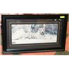 Image 1 : SIBERIAN TIGER PRINT FRAMED BY SMITH 22"X37"