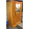 Image 1 : VINTAGE WOOD ARMOIRE 44 X 23 X 73