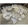 Image 2 : ESTATE LOT OF CRYSTAL INCL PINWHEEL , LARGE BOWLS