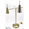 Image 1 : MODERN STYLE MULTI-ADJUSTABLE BRASS TABLE LAMP