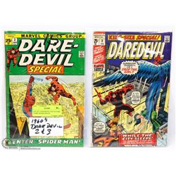 LOT OF 2 DAREDEVIL COLLECTORS COMIC BOOKS ISSUES
