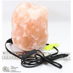 HIMALAYAN SALT LAMP WITH ON/OFF SWITCH.