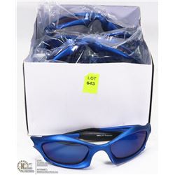 BOX OF NEW SUNGLASSES (BLUE)