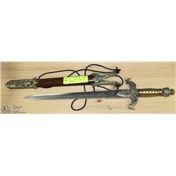 ORNATE DESIGN SWORD WITH SCABBARD