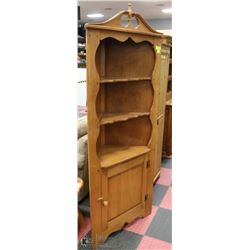 VILAS SOLID MAPLE CORNER SHELF. FURNITURE