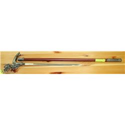 COLLECTOR DRAGON HEAD CANE SWORD