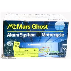MOTORCYCLE/QUAD/MOPED ALARM SYSTEM WITH
