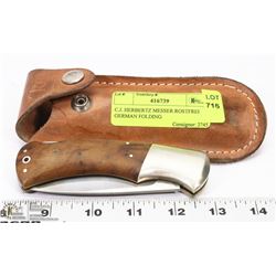 C.J. HERBERTZ MESSER ROSTFREI GERMAN FOLDING