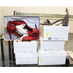 PAIR OF NEW LADIES DRESS SHOES ASSORTED SIZES X6