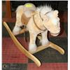 Image 2 : PLUSH ROCKING HORSE HEAD MOVES, TAIL WAGS,
