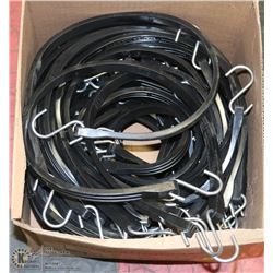 BOX OF 50 RUBBER STRAPS ON CHOICE: BLACK