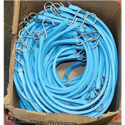 BOX OF 50 RUBBER STRAPS ON CHOICE: BLUE