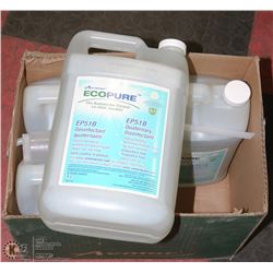 CASE WITH FOUR 4L BOTTLES ECO PURE DISINFECTANT
