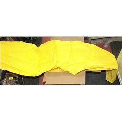 CASE OF 12 SIZE 3XL YELLOW COVERALLS
