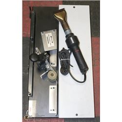 FREUD EDGE BANDER AND FREUD HEAT GUN.