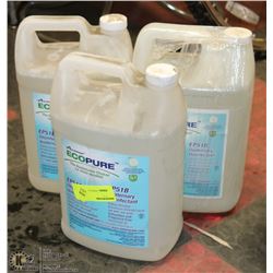 GROUP OF 3- 4L BOTTLES ECO PURE DISINFECTANT