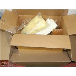 2 BOXES WITH CLEANING SUPPLIES AND PROTECTIVE