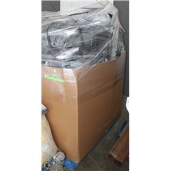 PALLET OF ASORTED METAL DISPLAY RACKS