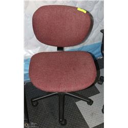SECRETARY OFFICE CHAIR. WITH KITCHEN TABLE, OFFICE