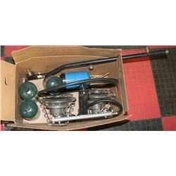 CAMPING LOT INCL PROPANE TANKS AND MORE