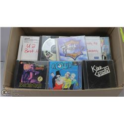 LARGE FLAT OF ASSORTED CD'S
