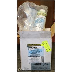 CASE WITH 6 BOTTLES OF ESTER UV DYE/COLORANT