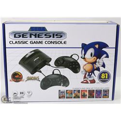 NEW SEGA GENESIS CLASSIC GAME CONSOLE 81 GAMES
