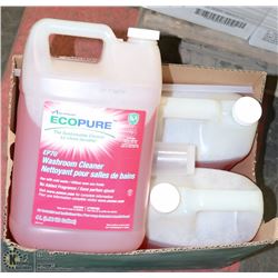 CASE WITH FOUR 4L BOTTLES ECO PURE WASHROOM