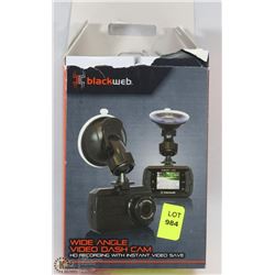 BLACKWEB 1080P HD WIDE ANGLE DASH CAMERA