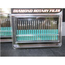 2 New sets of Diamond Rotary Files 20 piece sets