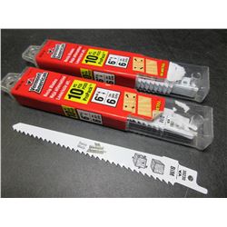 2 New packs of 10 each Vermont American Recip/Sawzall Blades