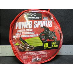 New ATV / QUAD or Bike Booster Cables / 10ft light easy to carry in pouch