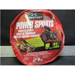 New ATV / QUAD or Bike Booster Cables / 10ft light easy to carry in pouch