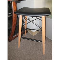 New Saddle style Wood and metal bar Stool