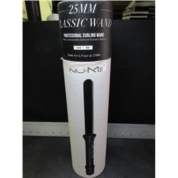 New NUME 25mm Classic professional curling wand / black