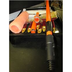 Large New Painting bundle / 2 rollers with handles / 6 brushes / extension