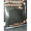 Image 1 : New 9 x 11 Wet Sandpaper 20 sheets excellent performance / 60-100-150-240 grits