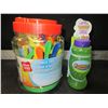 Image 1 : Large jug full of Bubble Blowers and Liquid soap
