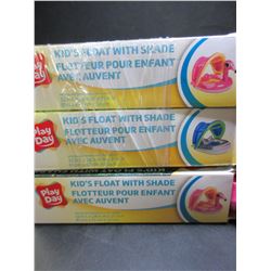 Lot of 3 Kids Play Day Floaties / for ages 1-2 years / untested open box's