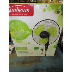 Sunbeam 16inch stand Fan 3 speed settings tilt and oscillation
