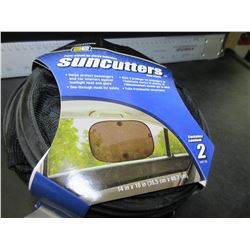 Pack of 2  New Suncutters Side Shades for your car / protects passengers
