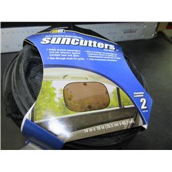 Pack of 2  New Suncutters Side Shades for your car / protects passengers