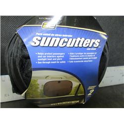 Pack of 2  New Suncutters Side Shades for your car / protects passengers
